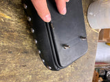 Tall Sissybar Pad Pillow Studs Harley Chopper Spotster Dyna FXR Backrest 10"