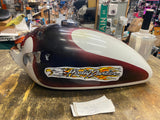 Old Skool Harley Superglide Gas Fuel tank Shovelhead FX Chopper Clean inside Vtg