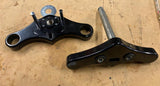 Black Triple Trees Billet Harley Softail Custom Chopper 41mm Blind Wide Glide
