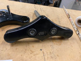 Black Triple Trees Billet Harley Softail Custom Chopper 41mm Blind Wide Glide