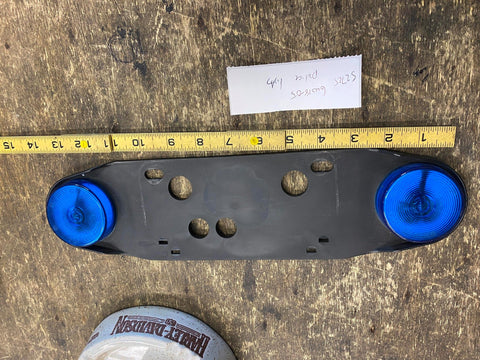 Harley Police Bike License Plate lights Mount 60018-05 FLHP Bracket