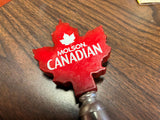 Molson Canadian Lager Beer Tap Handle Metal Maple Leaf Advertising 11.5"