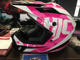 HJC CS-MX II Helmet Dakota Pink adult xs offroad Dirt Bike Atv Offroad Full face