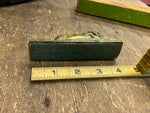 1919 EDWARD BERG Pharmacy Advertising Lion Paperweight Pgh Pa Vtg Sign Pittstbur
