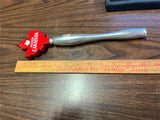 Molson Canadian Lager Beer Tap Handle Metal Maple Leaf Advertising 11.5"