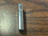 Vintage 1974 Polished Chrome Zippo Lighter Slim Dravo Shipbuilders Jack Embroide