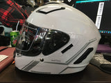 Sena Stryker W/ Mesh Intercom Gloss White Helmet  FF SMALL Full Face Bluetooth!
