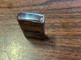 Vintage 1974 Polished Chrome Zippo Lighter Slim Dravo Shipbuilders Jack Embroide