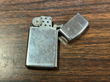 Vintage 1974 Polished Chrome Zippo Lighter Slim Dravo Shipbuilders Jack Embroide
