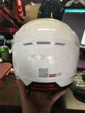 Sena Stryker W/ Mesh Intercom Gloss White Helmet FF MEDIUM Bluetooth full Face!