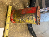 Hero Fire extinguisher Empty! cool tin Can Bostwick VTG Display Firefighter Coll
