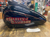 Harley Superglide Gas Fuel tank Black Fuel  Dyna FXD nice!