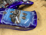 Custom Paint Airbrush Fenders Harley Wide Glide Shovelhead FXWG Bobtail Dream We