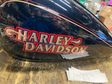 Harley Superglide Gas Fuel tank Black Fuel  Dyna FXD nice!