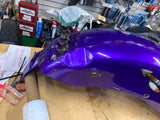 Custom Paint Airbrush Fenders Harley Wide Glide Shovelhead FXWG Bobtail Dream We