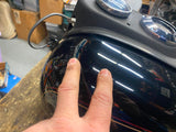 Harley Superglide Gas Fuel tank Black Fuel  Dyna FXD nice!