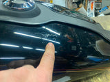 Harley Superglide Gas Fuel tank Black Fuel  Dyna FXD nice!