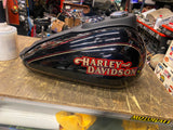 Harley Superglide Gas Fuel tank Black Fuel  Dyna FXD nice!