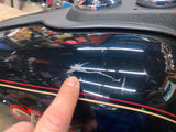 Harley Superglide Gas Fuel tank Black Fuel  Dyna FXD nice!