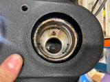 Harley Superglide Gas Fuel tank Black Fuel  Dyna FXD nice!