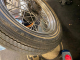 Front Rear OEM Spoke wheel 3x16 FLH Shovelhead Glide Factory Goodyear Orig 73-81