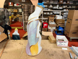 VTG 1980s Made in USA Poloron 37" Wise Man Blow Mold Christmas Decor Jeweled