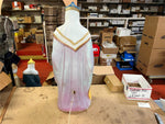 VTG 1980s Made in USA Poloron 37" Wise Man Blow Mold Christmas Decor Jeweled