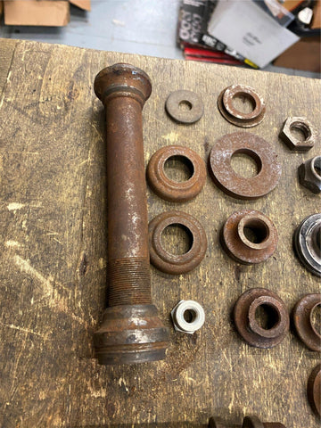 Vtg 1900's JD indian hendee VL Single Harley Axle Wheel Spacers hub Sleeves LOT