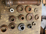 Vtg 1900's JD indian hendee VL Single Harley Axle Wheel Spacers hub Sleeves LOT