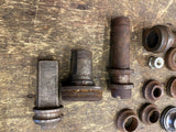 Vtg 1900's JD indian hendee VL Single Harley Axle Wheel Spacers hub Sleeves LOT