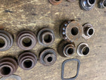 Vtg 1900's JD indian hendee VL Single Harley Axle Wheel Spacers hub Sleeves LOT