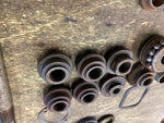 Vtg 1900's JD indian hendee VL Single Harley Axle Wheel Spacers hub Sleeves LOT