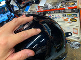 Vivid Black FLH Ultra Gas Fuel Tank Harley 2008^ Street Road Glide Emblems Nice!
