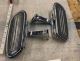 OEM Chrome Floorboards Passenger Harley Touring FLH STreet Road Glide king 09^