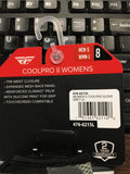 FLY RACING WOMEN'S COOLPRO GLOVES GREY MENS SMALL/WOMENS LARGE