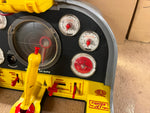 Vintage 1959 Ideal Toys Made In USA Jet Fighter Cockpit Console Missals Fire