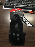 FLY RACING WOMEN'S COOLPRO GLOVES BLACK WOMENS SMALL/MENS YOUTH LARGE