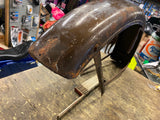 OEM Harley front fender drum brake XLCH Ironhead Sportster 1960s Straps Vtg