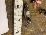 miniature collectible figurines Rabbit horn duck Helicopter Vtg Toy Lot