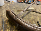 OEM Harley front fender drum brake XLCH Ironhead Sportster 1960s Straps Vtg