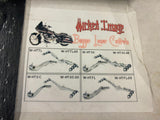 Custom Flame Cut Rear Brake Pedal shifter Peg Pad Harley Bagger FLH Street Glide