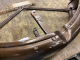 OEM Harley front fender drum brake XLCH Ironhead Sportster 1960s Straps Vtg