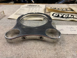 Cycle Performance Single T-Bar Mini Bracket Gauge Mount Speedometer Tach Harley