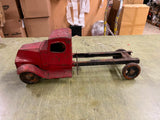 VTG Antique 1930s Pressed Steel Turner Toys Dump Truck Toy Original Paint Long