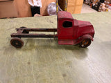 VTG Antique 1930s Pressed Steel Turner Toys Dump Truck Toy Original Paint Long