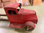 VTG Antique 1930s Pressed Steel Turner Toys Dump Truck Toy Original Paint Long