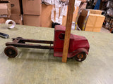 VTG Antique 1930s Pressed Steel Turner Toys Dump Truck Toy Original Paint Long