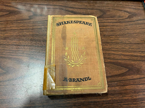 VTG Antique 1922 Shakespeare Brandle Alois Leonhard Le Neue Hardcover Book