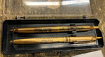 Vtg 60's Pen Set Jacks ford Sales Sarver James powel Cent Electric Redi Kilowatt