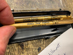 Vtg 60's Pen Set Jacks ford Sales Sarver James powel Cent Electric Redi Kilowatt